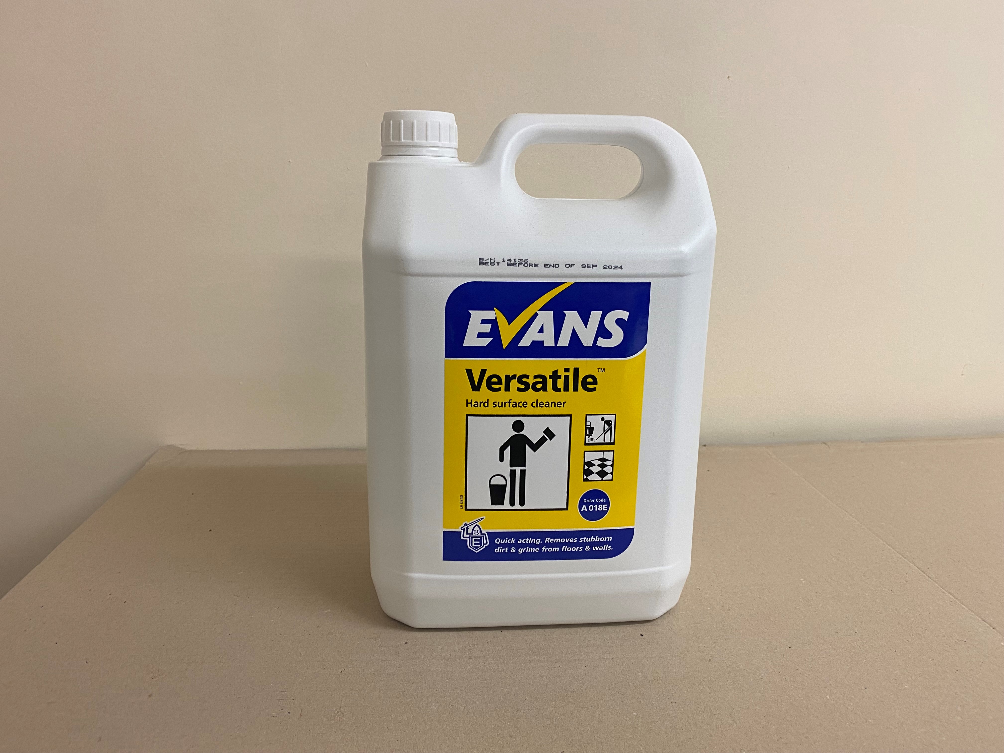EVANS VERSATILE HARD SURFACE CLEANER 5LTR Cleaning and Hygiene
